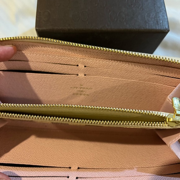 Louis Vuitton Damien Azur Portefeuille Clemence Long Wallet N61264
